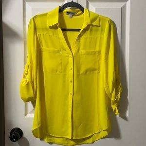 *Never Worn* Portofino Yellow Blouse | Small